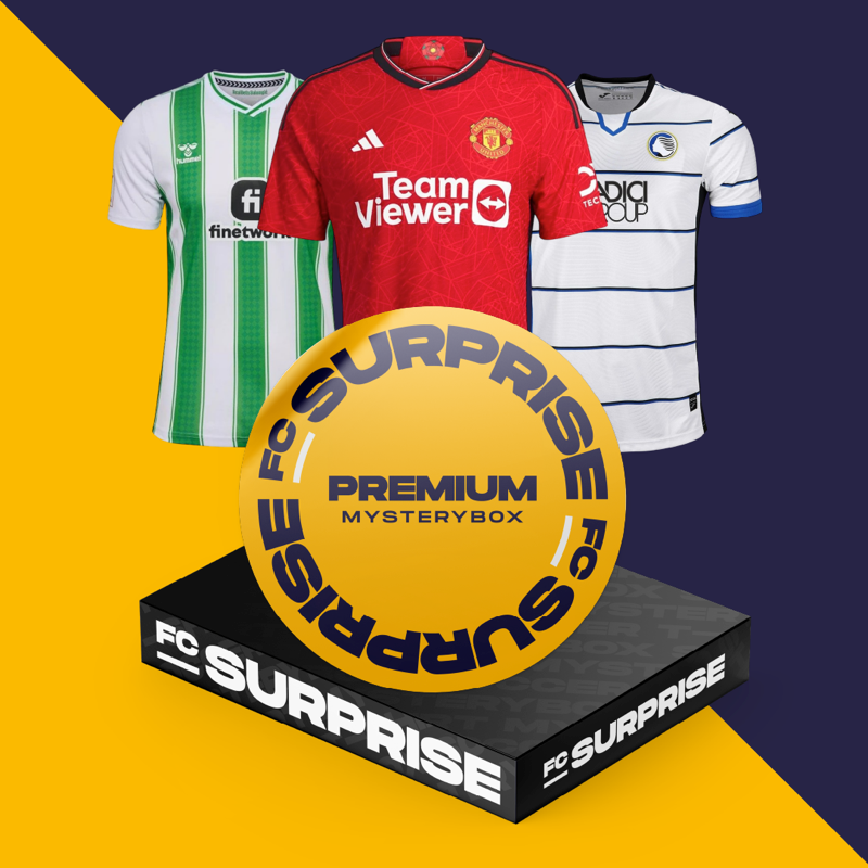 Premium mystery voetbalshirt uit seizoen 23-24 uit de grootste competities
